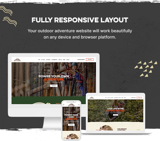 Activland - Outdoor Activities WordPress Theme - Fully Responsive Layout