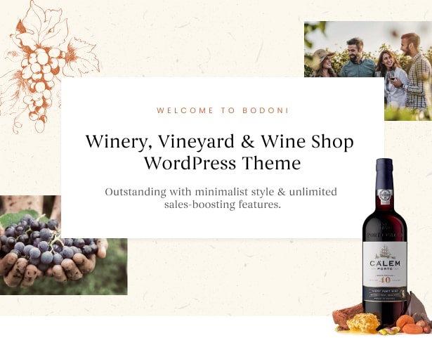 Bodoni - Best Wine Shop & Vineyard WordPress Theme 