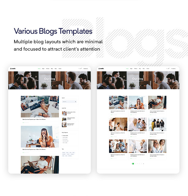 multipurpose WordPress theme blogs