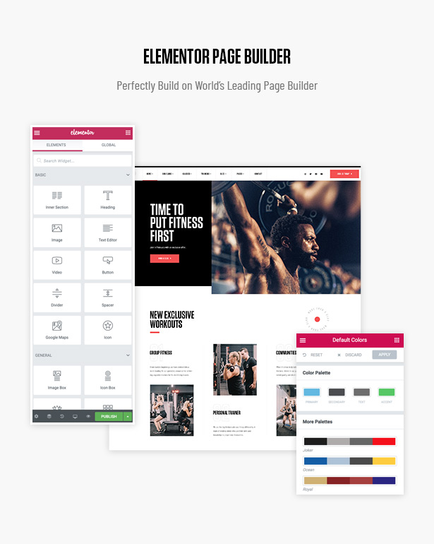 Fitlap - Gym & Fitness Club WordPress Theme - Elementor Page Builder