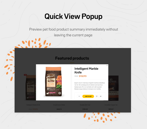 Gopet - Free Pet Store WordPress Theme - Quick View Popup