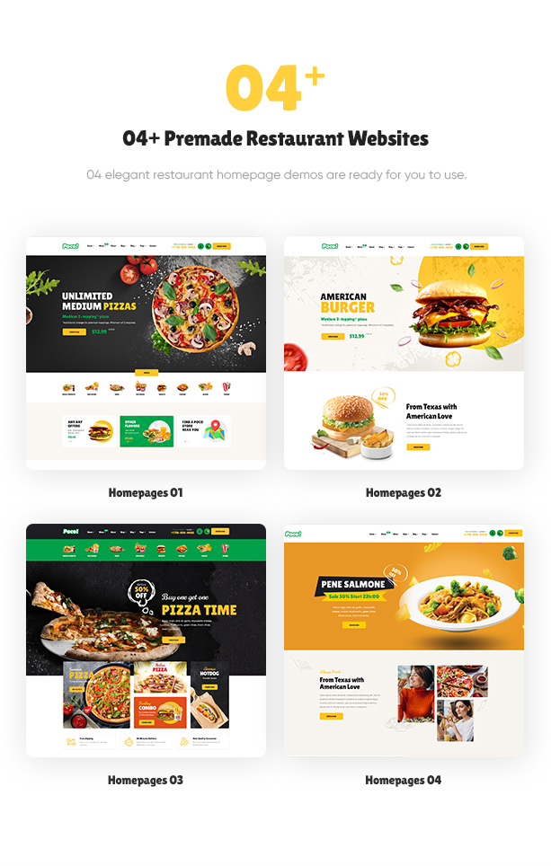 Poco - food restaurant wordpress theme demo - Stunning Pre-built Fast Food Homepages