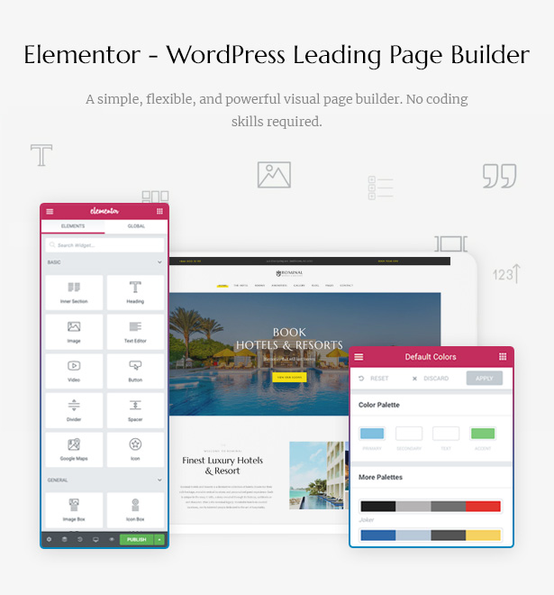 Rominal - Hotel Booking Elementor WordPress Theme - Elementor - WordPress Leading Page Builder