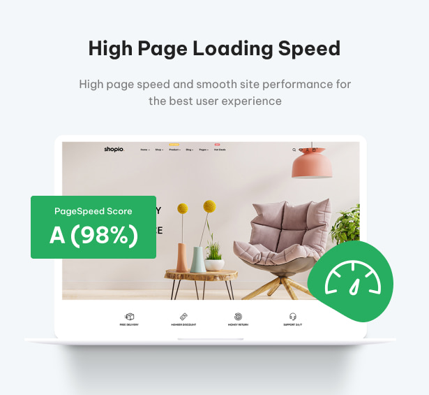 Shopio Multipurpose WordPress Theme High Speed Load