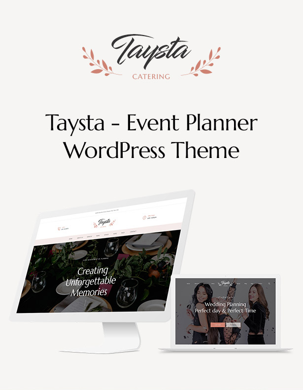 Taysta - best wedding planner wordpress theme