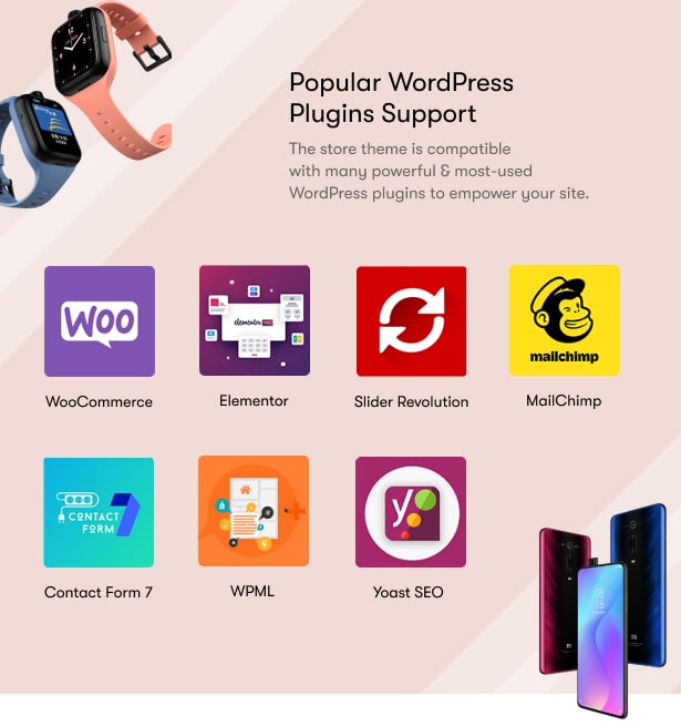 Technocy - Electronics Store WooCommerce Theme - WordPress Plugins Supported