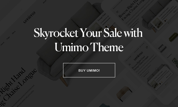 Umimo - Furniture Store WordPress Theme
