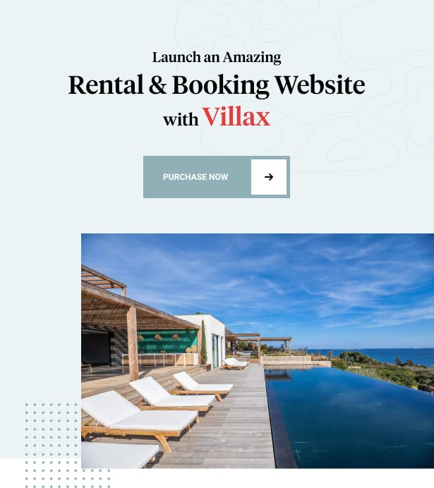 Villax - Best Villa & Vacation Rentals & Booking WordPress Theme