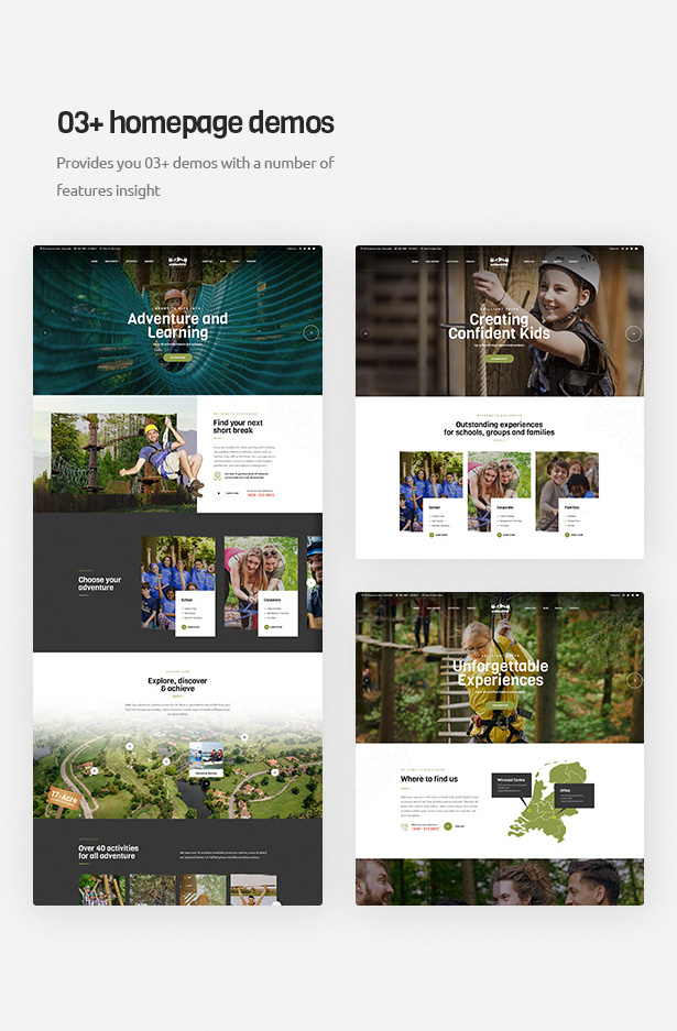 Winwood - Outdoor Adventure WordPress Theme - Outdoor Activities Sports Homepages