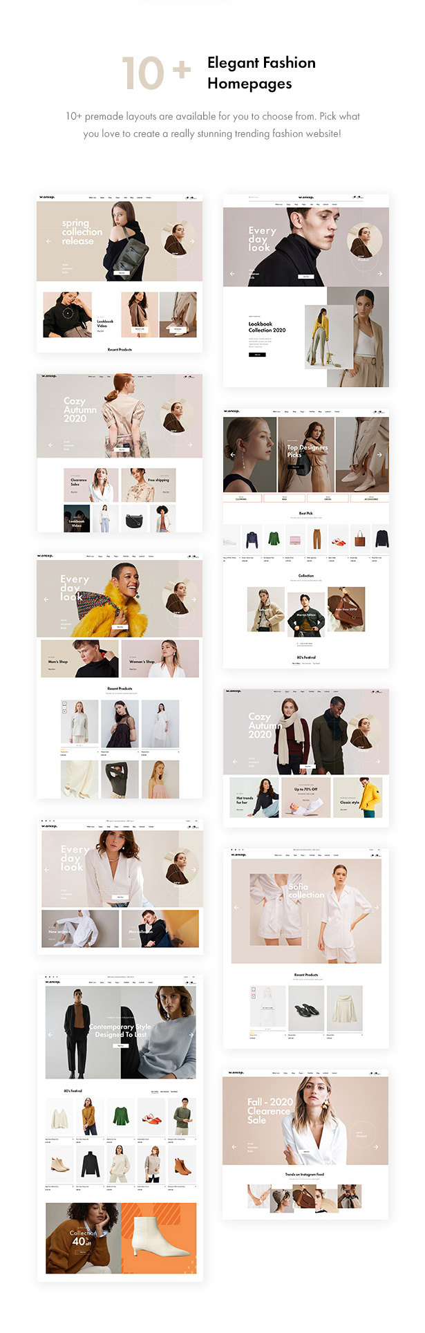 Woncep - Fashion WooCommerce WordPress Theme