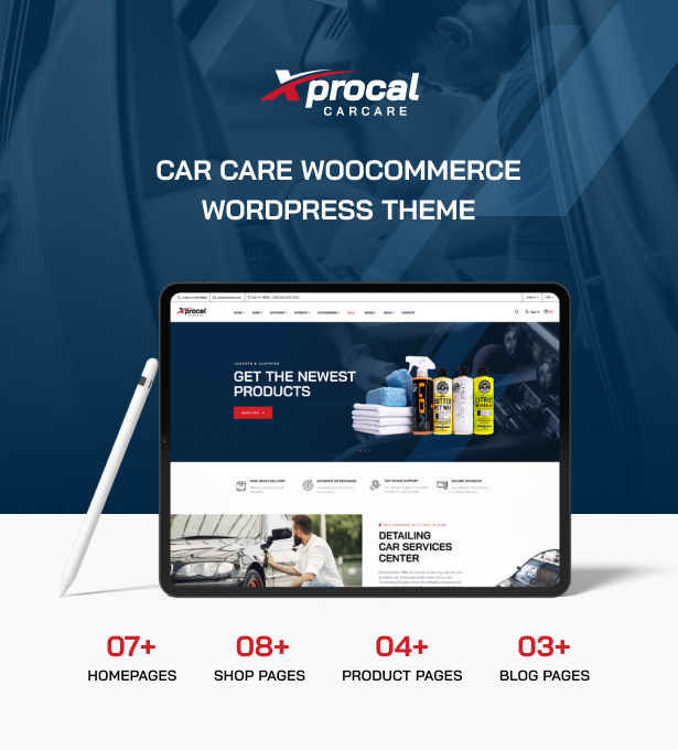 Xprocal - Best Car Care WooCommerce Theme