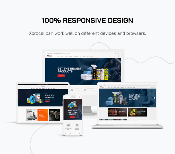 Xprocal - Car Care WooCommerce Theme - Responsive Design